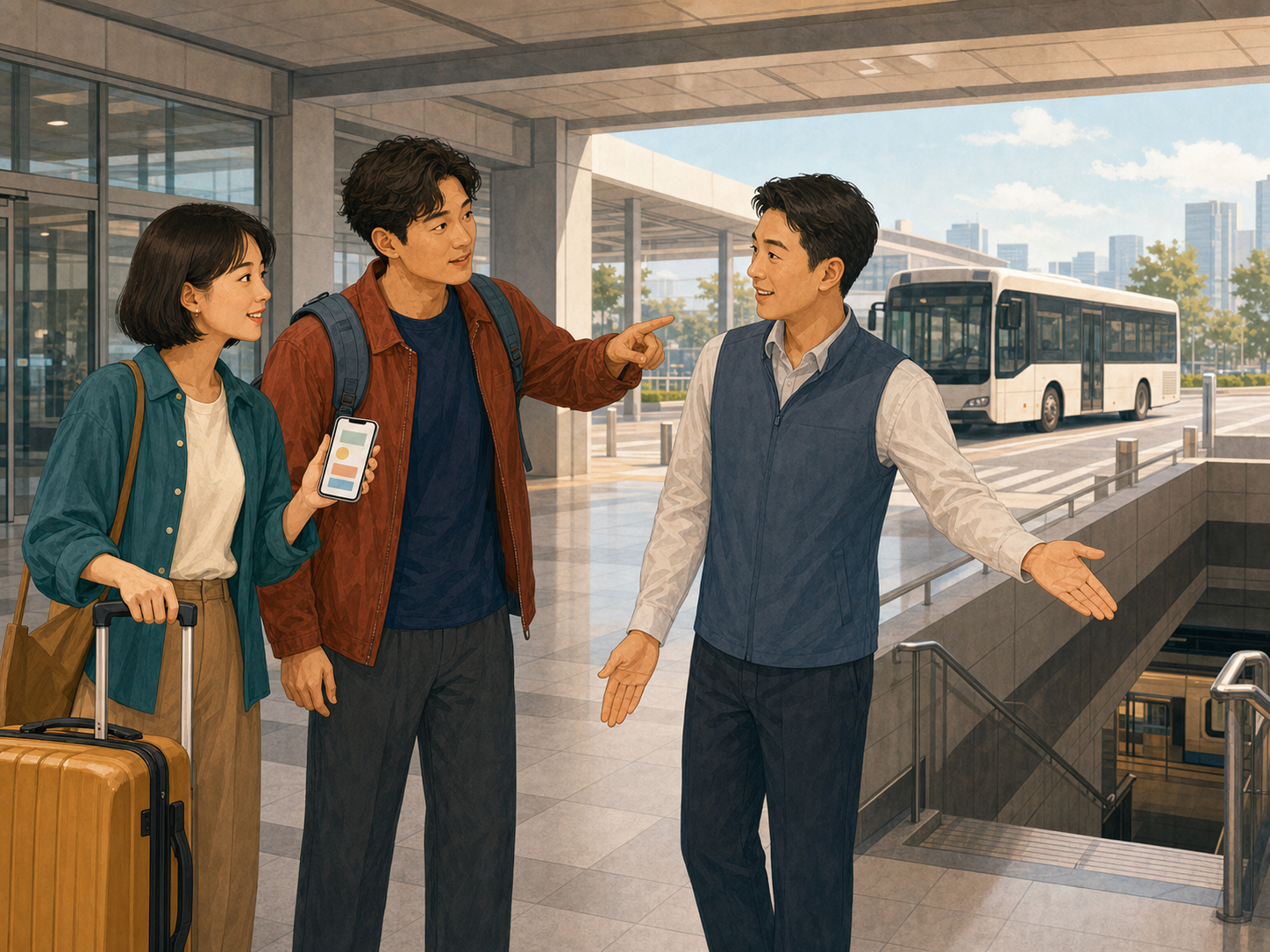 Carlos 與嘉怡:機場交通與接送