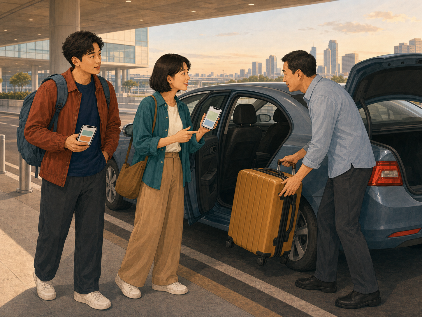Carlos 與嘉怡:的士、叫車及說明目的地