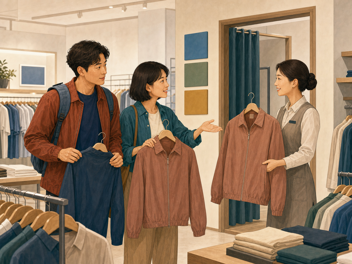 Carlos 與嘉怡:購物、尺寸、價錢及退換